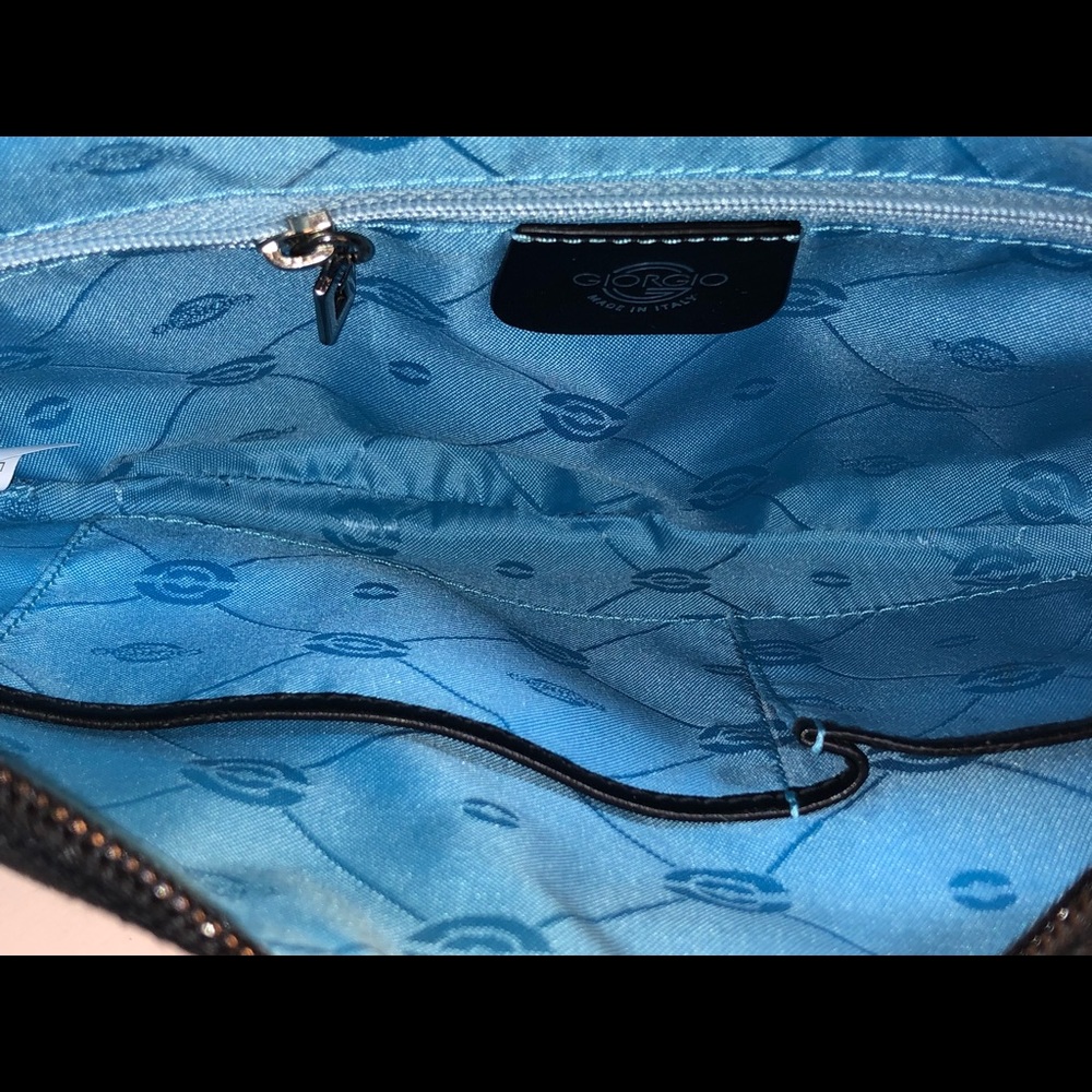 Giorgio G Crescent Moon Shoulder Bag **NWOT**  HARD TO FIND, RARE - Picture 5 of 14